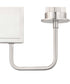 Rainey 2-Light Wall Bracket Brushed Nickel