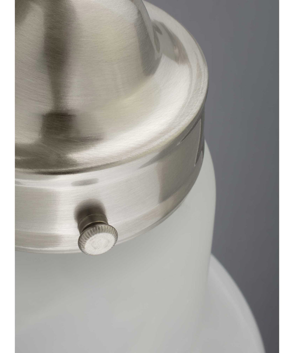 Bedford 2-Light Etched Alabaster Glass Traditional Bath Vanity Light Brushed Nickel