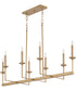 Eldorado 8-light Chandelier Aged Brass