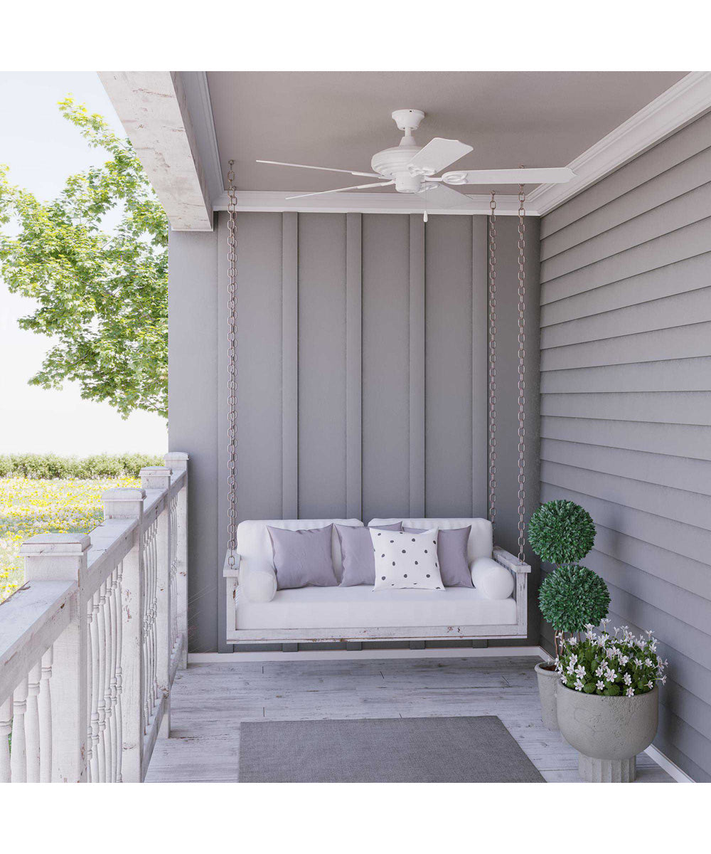 AirPro 52" 5-Blade Indoor/Outdoor Ceiling Fan White