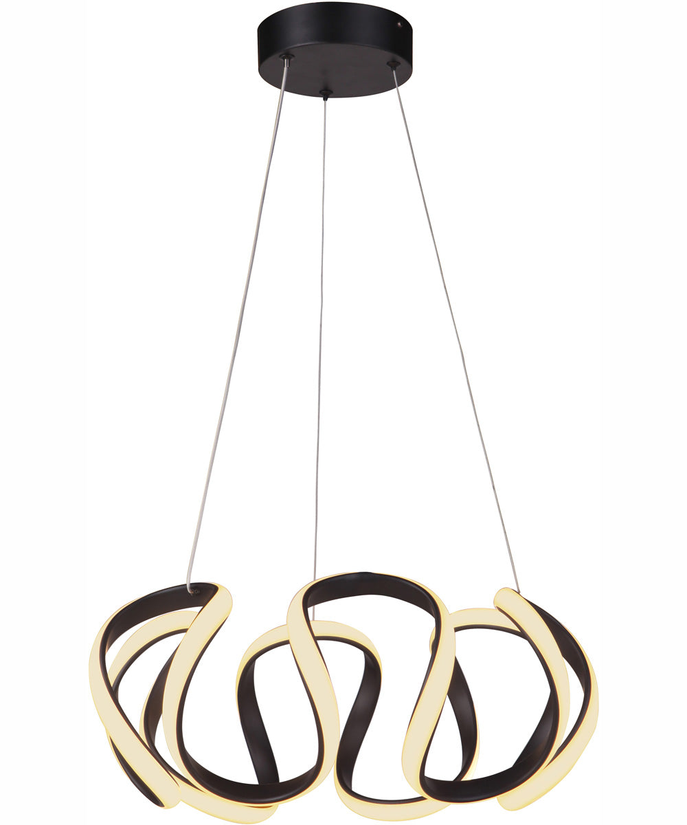 Pulse 1-Light Pendant Flat Black
