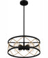 Quoizel Pendant Large 4-light Pendant Matte Black