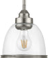 Saluda 1-Light Mini-Pendant Brushed Nickel