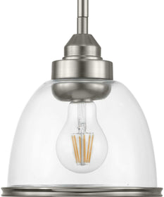 Saluda 1-Light Mini-Pendant Brushed Nickel