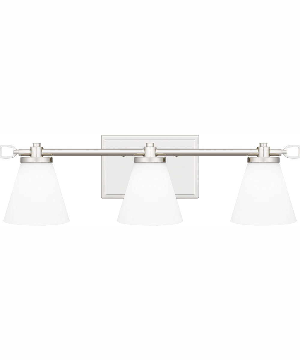 Daniels Large Bath Light Polished Nickel