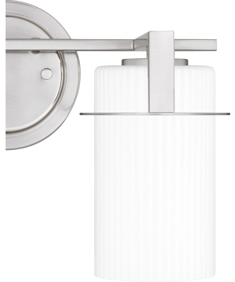 Seymour Medium 2-light Bath Light Brushed Nickel