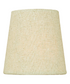 4"W x 4"H Chandelier Sand Linen Clip-On Lampshade