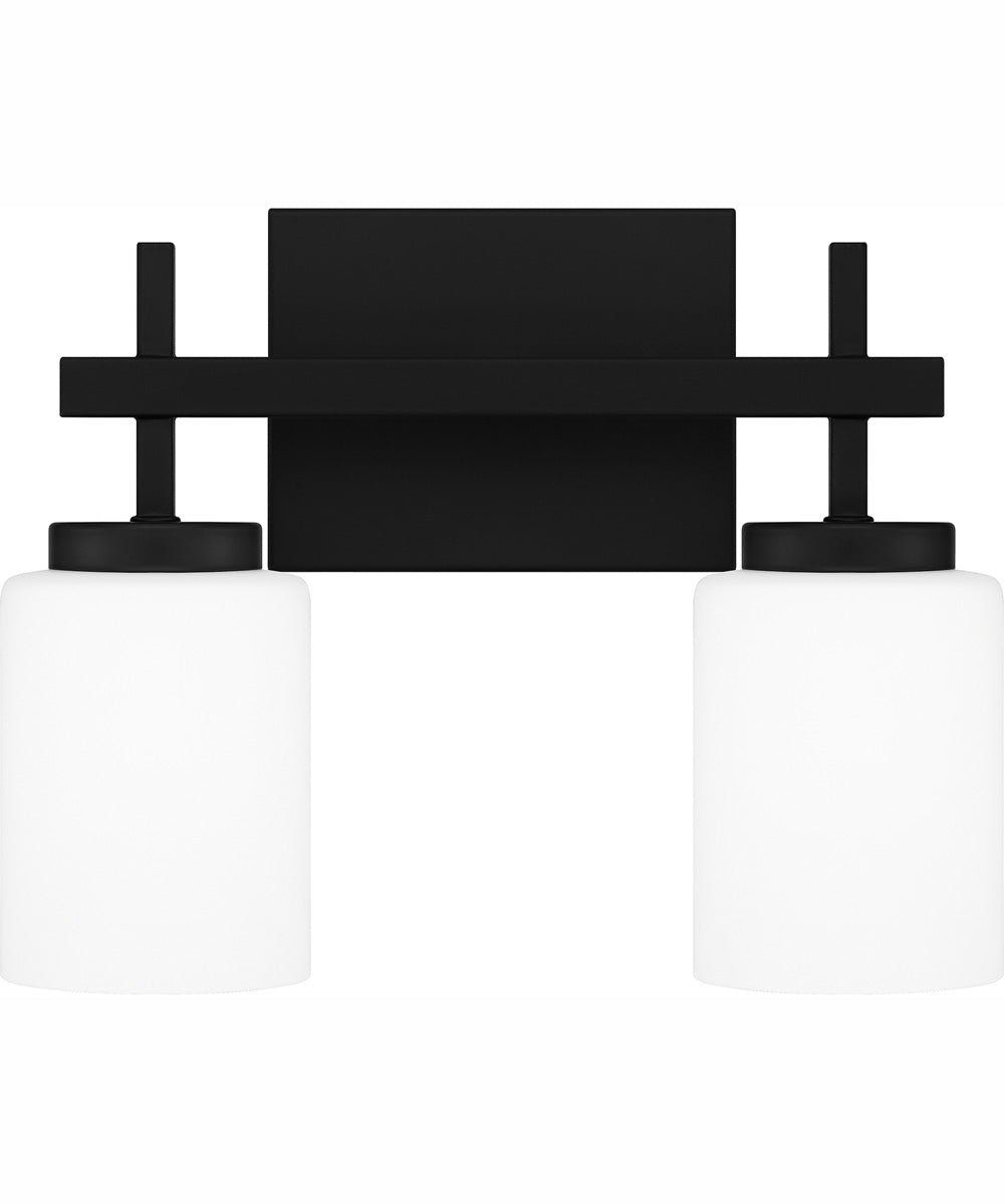 Wilburn Medium 2-light Bath Light Matte Black