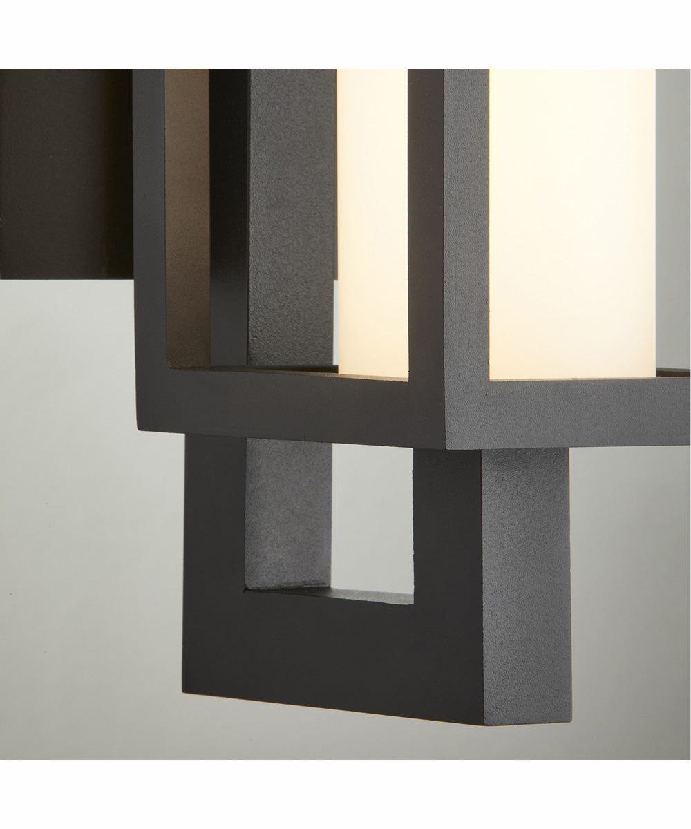 Parlor 1-light LED Wall Mount Light Fixture Textured Black