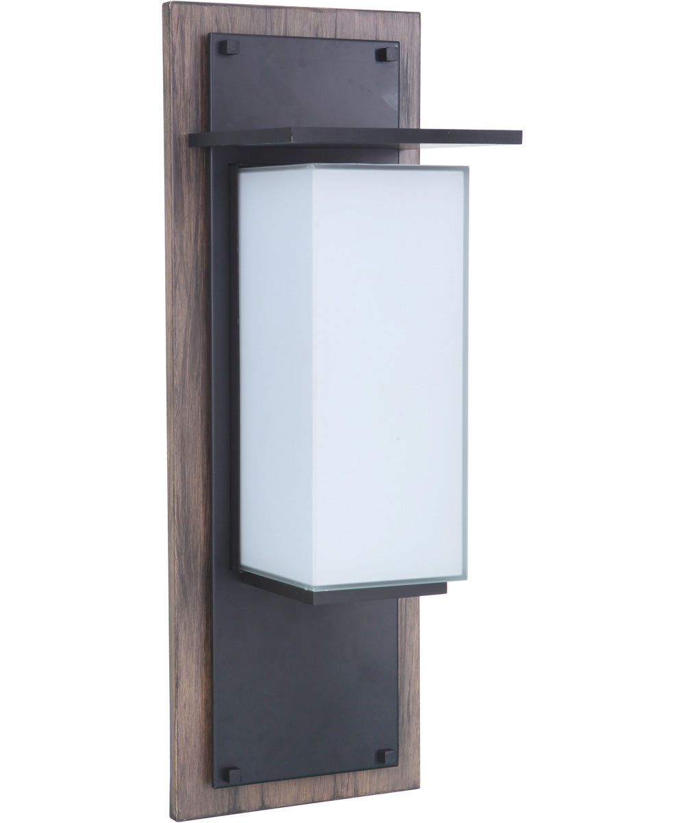 Heights 1-Light Outdoor Wall Lantern Whiskey Barrel / Midnight