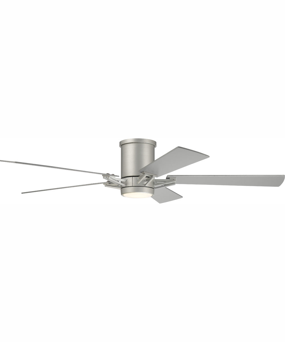 52" Wyatt 1-Light Ceiling Fan Painted Nickel