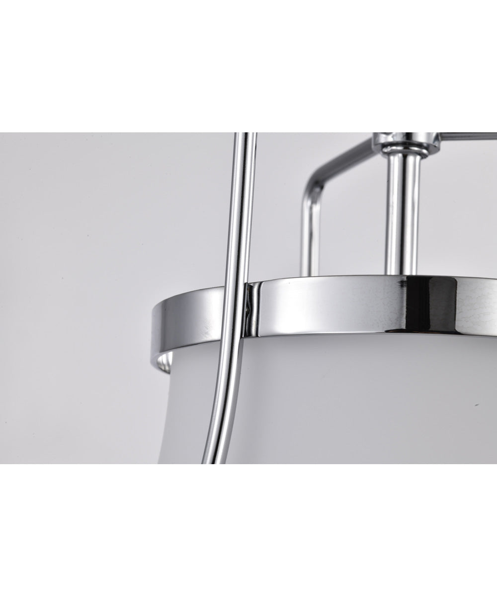 Valdora 1-Light Pendant Polished Nickel