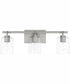 Greyson 3-Light Vanity Brushed Nickel