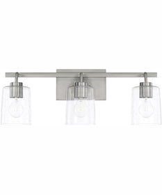 Greyson 3-Light Vanity Brushed Nickel