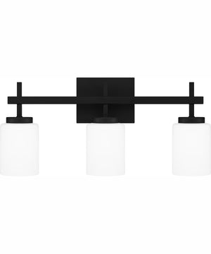 Wilburn Large 3-light Bath Light Matte Black