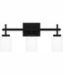 Wilburn Large 3-light Bath Light Matte Black