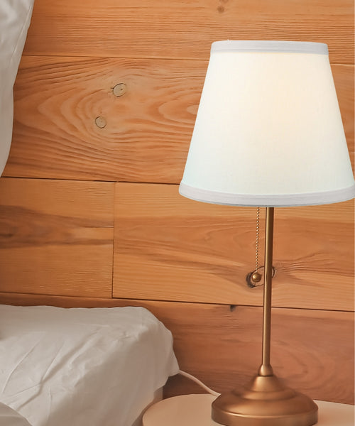 HomeConcept Empire Linen Edison Clip On Lamp Shade 050807EHLO