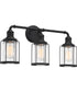 Ludlow Large 3-light Bath Light Earth Black
