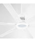 65" Zeus Patio Ceiling Fan Studio White