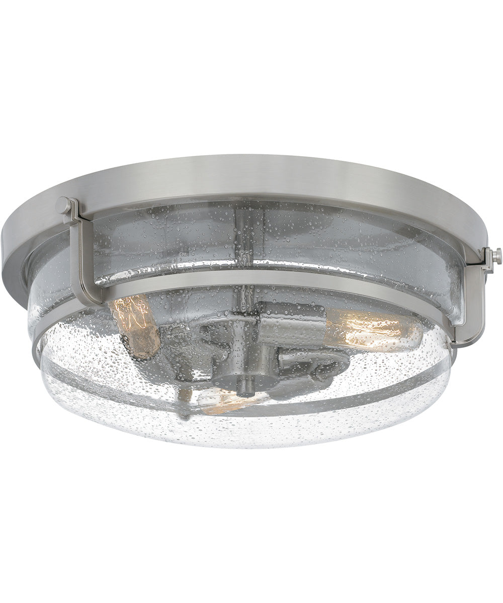 Copernicus 3-light Flush Mount Brushed Nickel