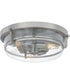 Copernicus 3-light Flush Mount Brushed Nickel