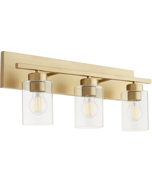 Carter 3-light Bath Vanity Light Aged Brass