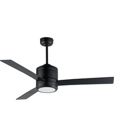 Tanker 52" Indoor/Outdoor Black LED Fan Black