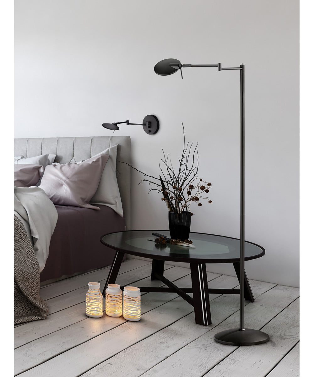 Dessau Turbo LED Floor Lamp Museum Black