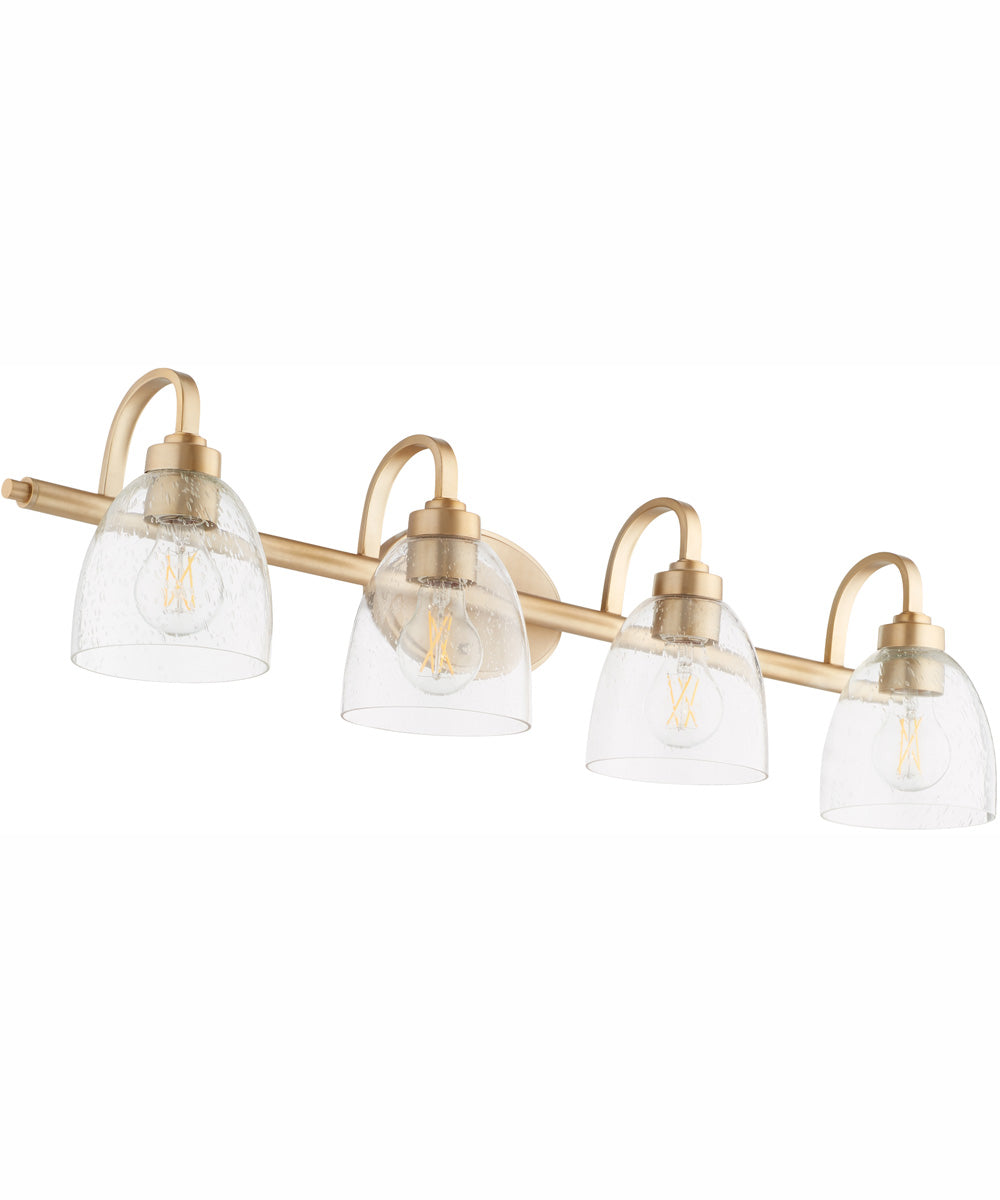 Reyes 4-light Bath Vanity Light Aged Brass