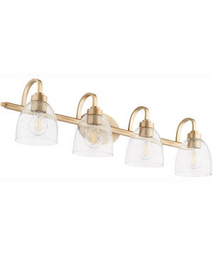 Reyes 4-light Bath Vanity Light Aged Brass