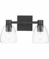 Relo 2-light Bath Vanity Light Matte Black