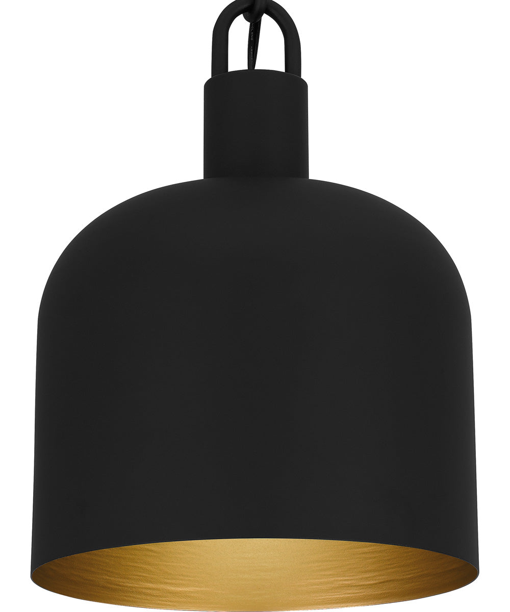 Quoizel Piccolo Pendant Small 1-light Mini Pendant Matte Black