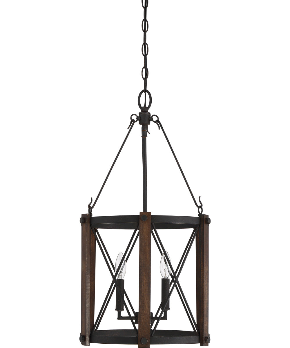 Baron 3-light Pendant Marcado Black