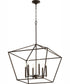 Gabriel 6-light Entry Foyer Hall Chandelier Oiled Bronze
