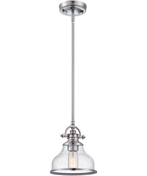 Grant Small 1-light Mini Pendant Brushed Nickel