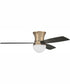 52" Daybreak 1-Light Ceiling Fan Satin Brass