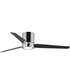 Braden 56" 3-Blade Indoor Hugger Ceiling Fan Polished Chrome