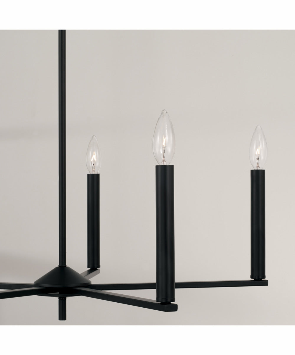 Portman 5-Light Chandelier Matte Black