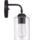 Stowe 1-Light Wall Sconce Flat Black