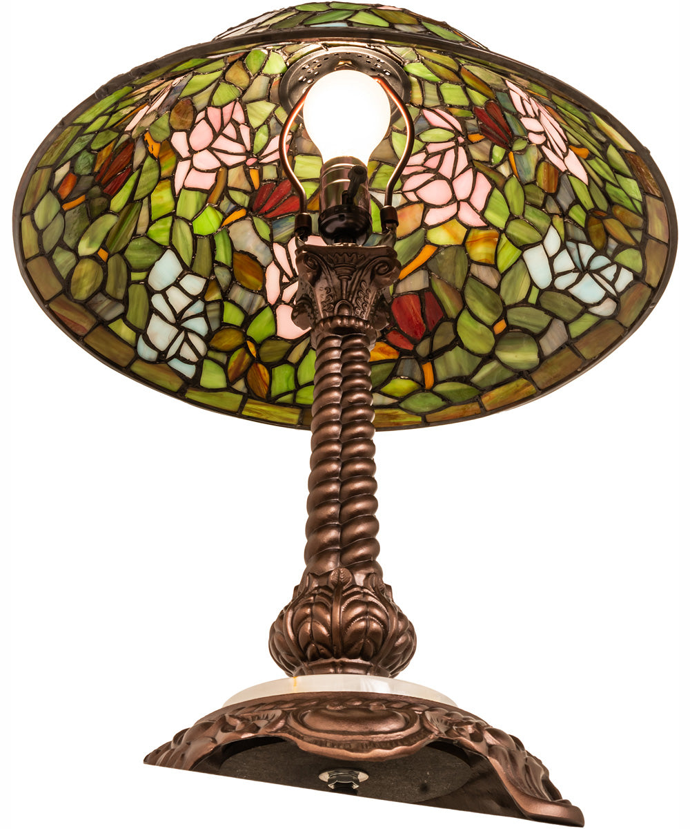 23" High Tiffany Rosebush Table Lamp