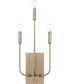 Zander 3-Light Sconce In Aged Brass
