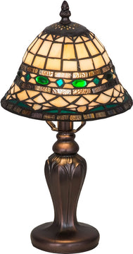 15"H Tiffany Roman Mini Lamp