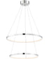 Rimmy 2-Light Led Pendant Chrome