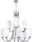 Taylor 9-Light Chandelier Satin Nickel