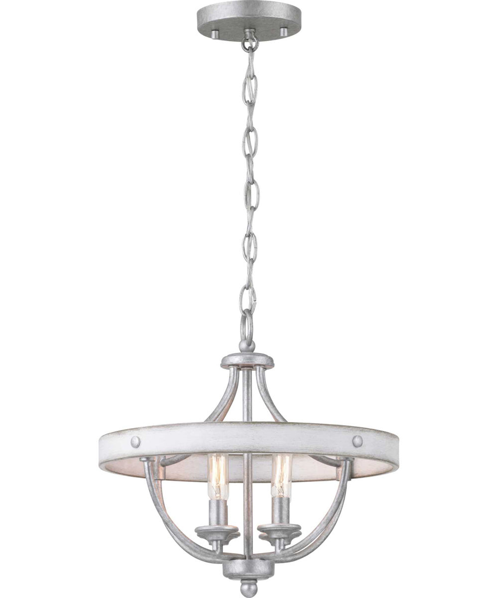 Gulliver 4-Light 14-1/4" Semi-Flush Convertible Galvanized Finish