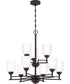 Foley 9-light Chandelier Old Bronze