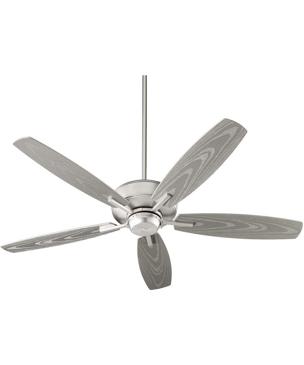 52" Breeze Indoor/Outdoor Patio Ceiling Fan Satin Nickel