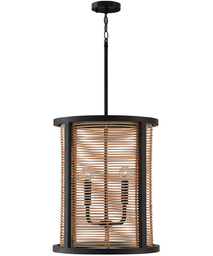 Rico 4-Light Foyer Flat Black