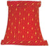 Livex 3.5"H x 5"W Red and Gold Bell Clip-on Lampshade