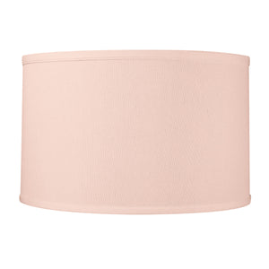 16"W x 8"H Drum Lamp Shade - Pale Dogwood Pink